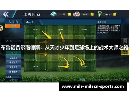 布鲁诺费尔南德斯：从天才少年到足球场上的战术大师之路